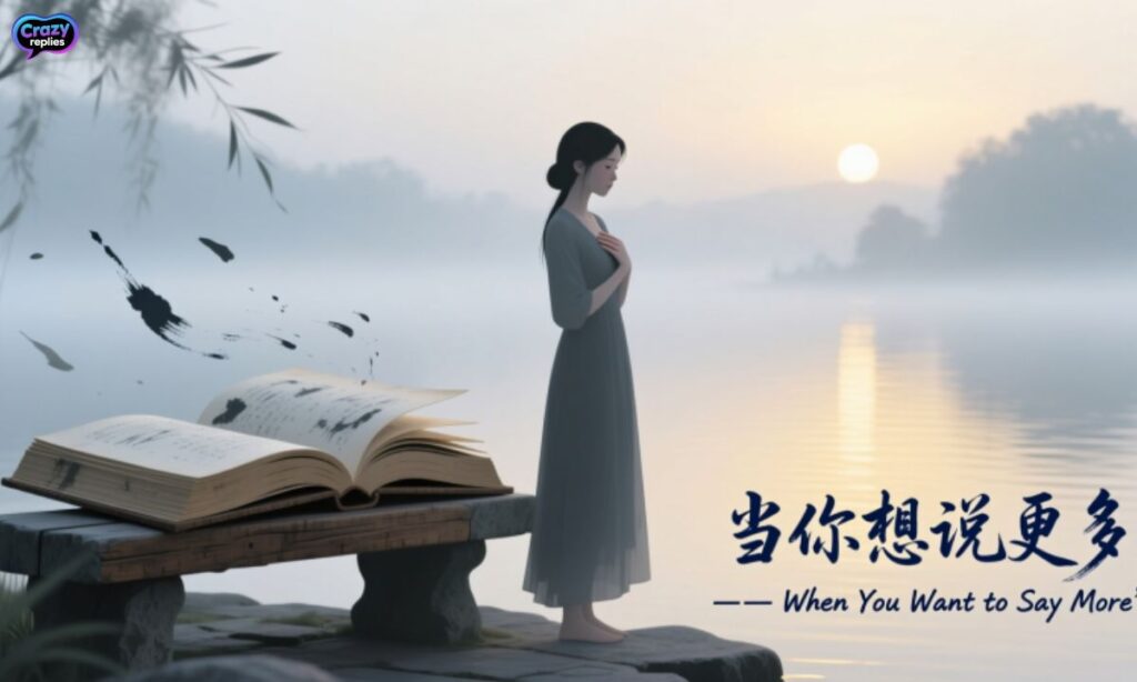 When You Want to Say More