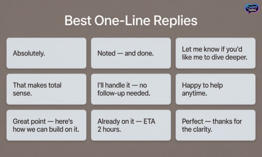 best-one-line-replies