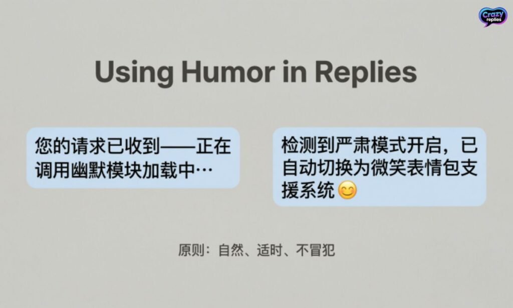 using-humor-in-replies